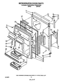 Refrigerator door