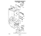 Whirlpool ED27DQXWW11 refrigerator liner diagram