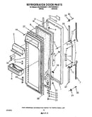 Refrigerator door