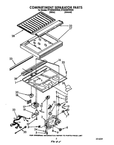Compartment separator