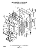 Refrigerator door