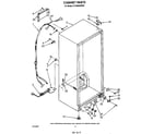 Whirlpool EV150NXWW02 cabinet diagram