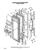 Refrigerator door