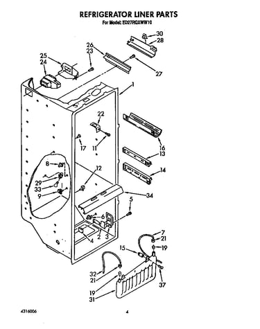 Refrigerator liner