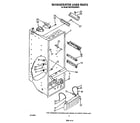 Whirlpool ED27DQXWW01 refrigerator liner diagram