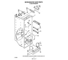 Whirlpool ED25DQXVP02 refrigerator liner diagram