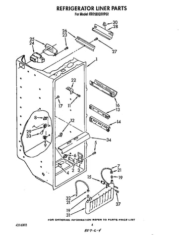 Refrigerator liner