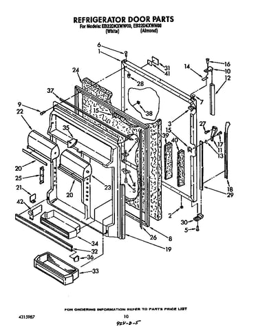 Refrigerator door