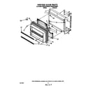 Whirlpool EB22DKXWW00 freezer door diagram