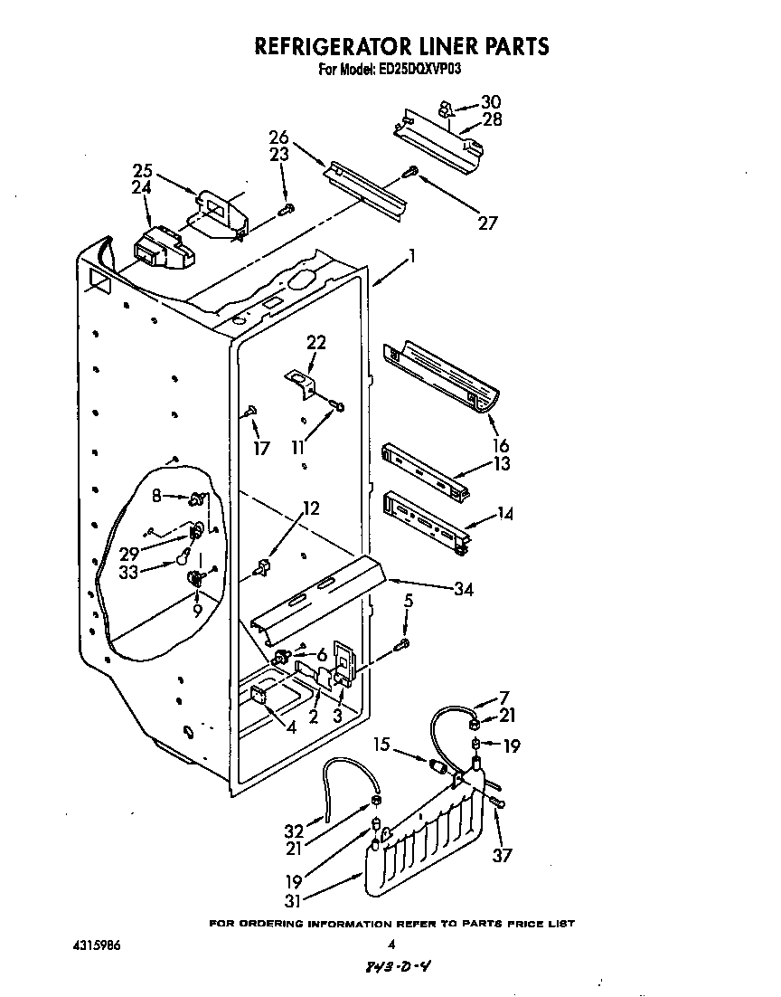 REFRIGERATOR LINER