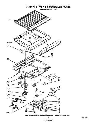 Compartment separator
