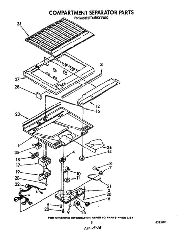 Compartment separator
