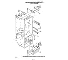 Whirlpool ED25DQXVP01 refrigerator liner diagram