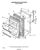 Refrigerator door