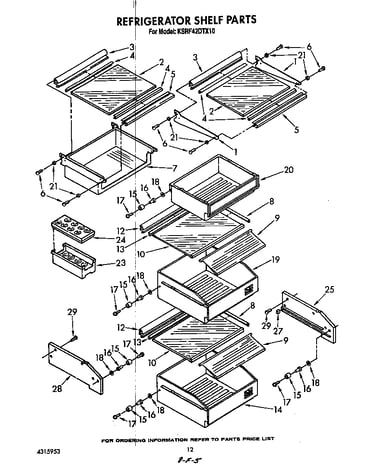 Refrigerator shelf