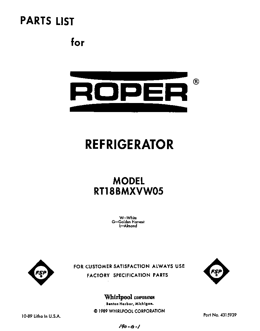 Front cover