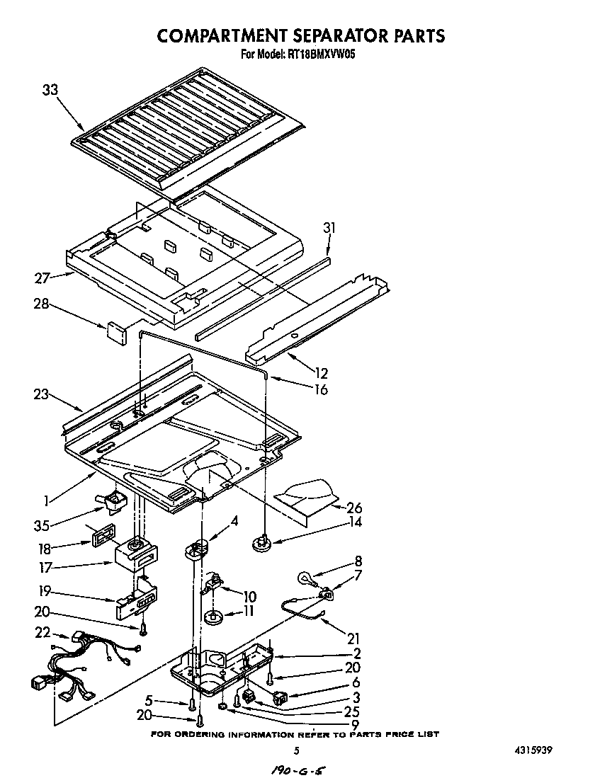 Compartment separator