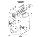 Roper RT18BMXVW05 icemaker diagram