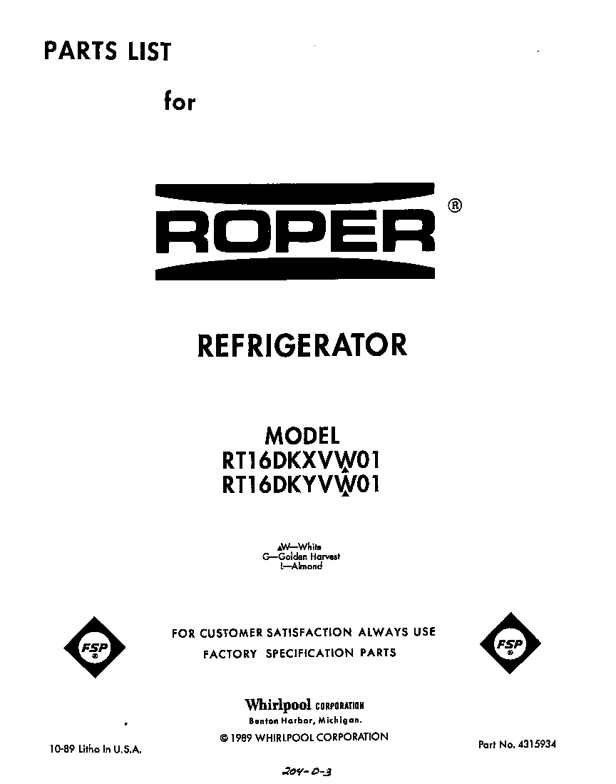 Front cover