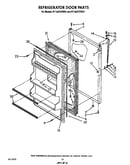 Refrigerator door