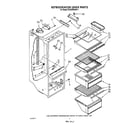Whirlpool ED22PMXSW11 refrigerator liner diagram