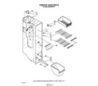 Whirlpool ED22PMXSW11 freezer liner diagram