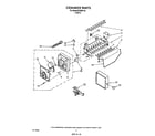 Whirlpool ECKMF64 icemaker assembly diagram