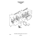 Whirlpool 3ECKMF86 icemaker assembly diagram