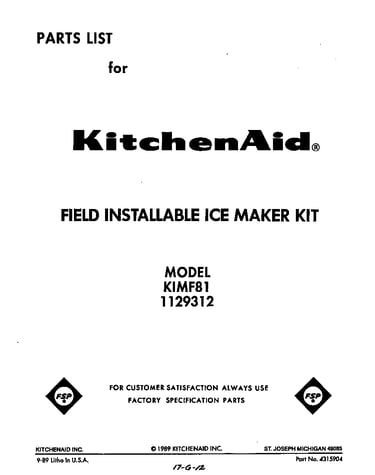 Cover page