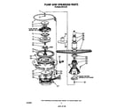 Roper 8519L00 pump and spray arm diagram