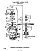 Pump and spray arm
