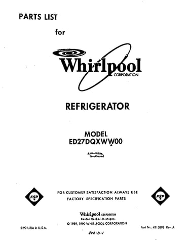 Front cover