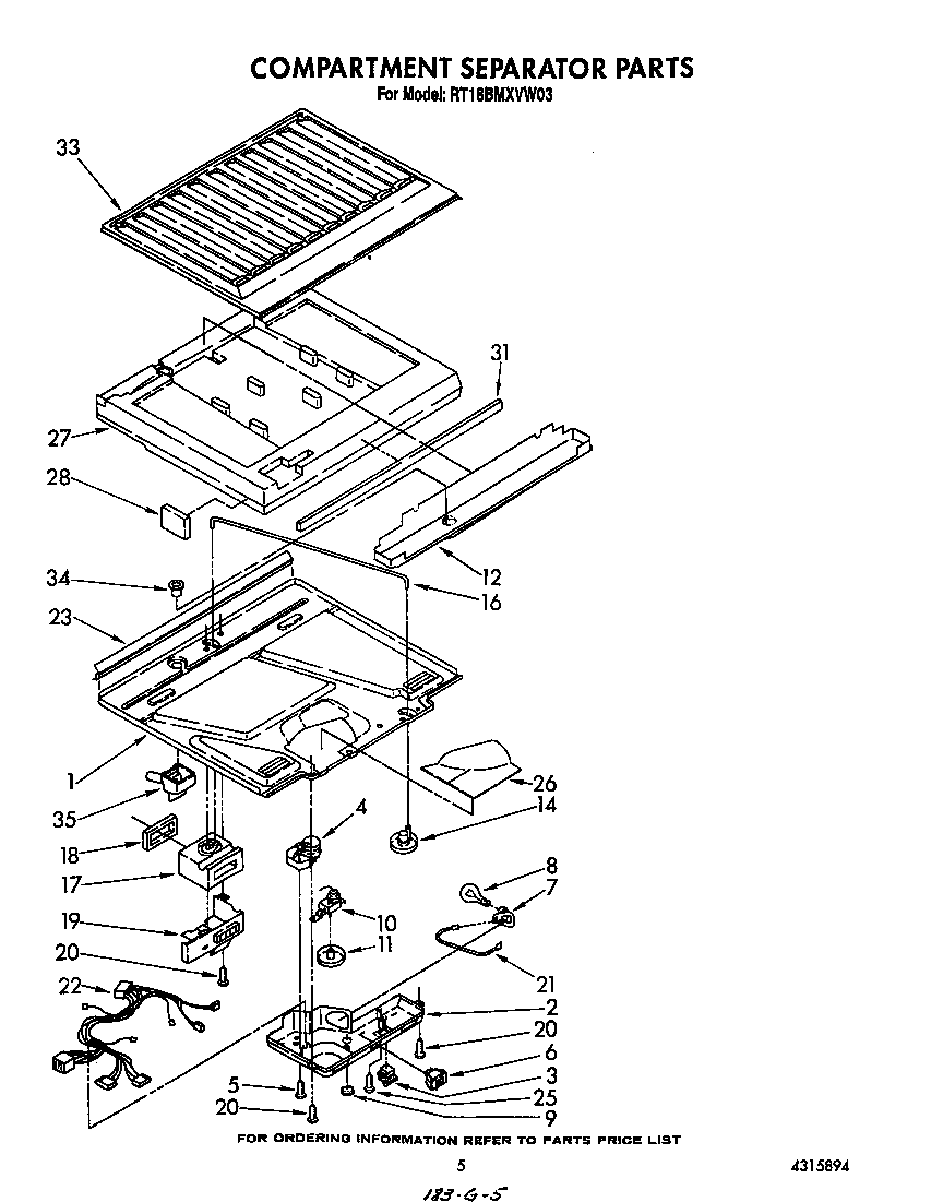 Compartment separator