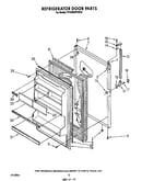 Refrigerator door