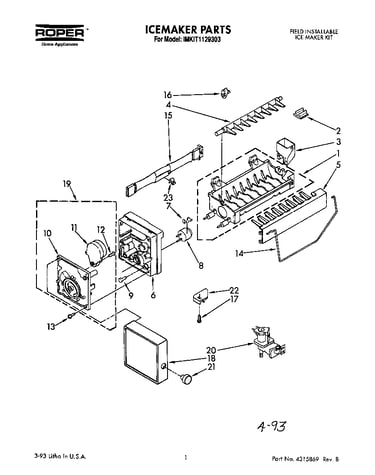 Icemaker assembly