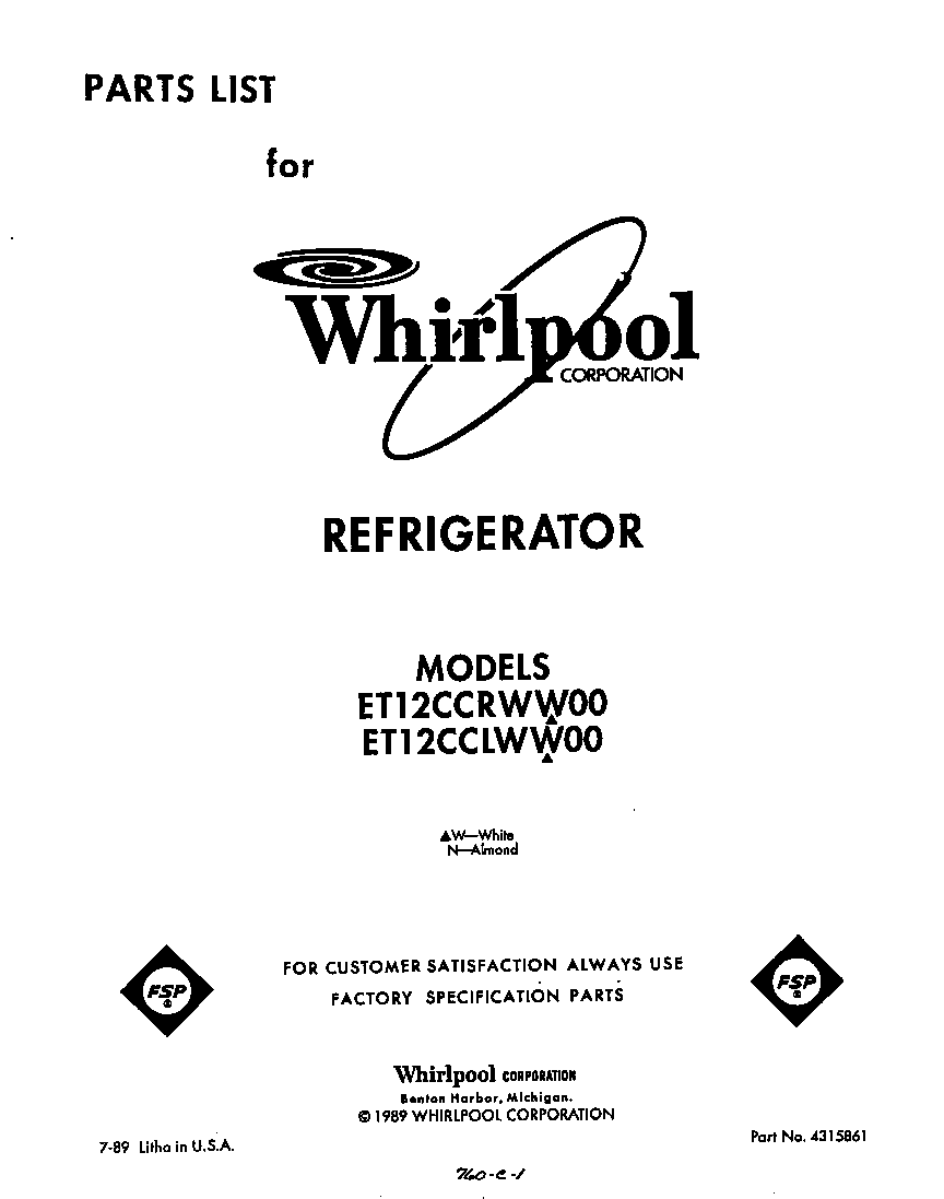 Front cover