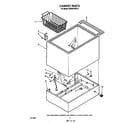 Whirlpool EH090FXSN10 cabinet/basket diagram