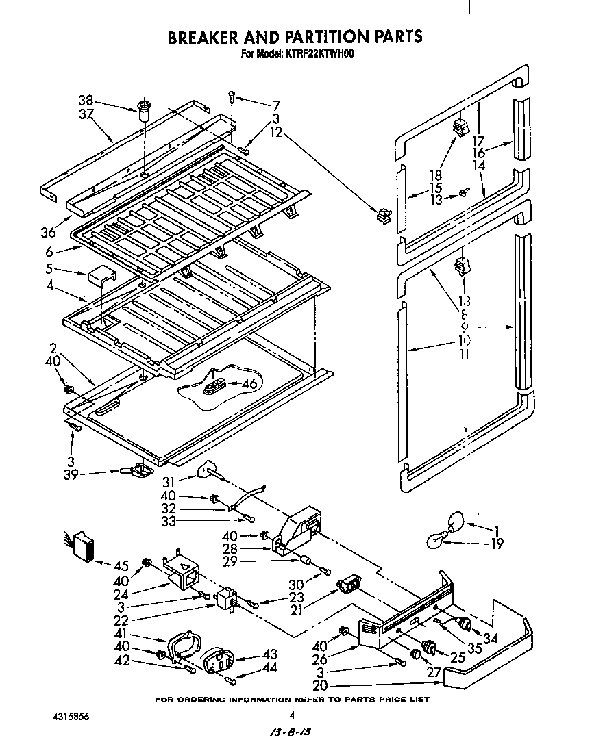 Breaker and partition