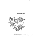 KitchenAid KTRF22KTWH00 freezer shelf diagram