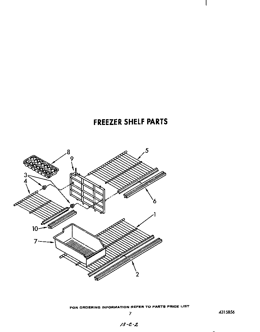 Freezer shelf