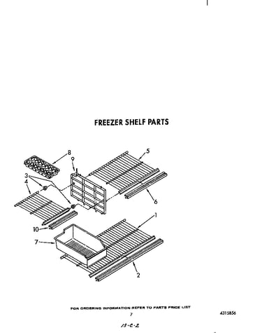 Freezer shelf