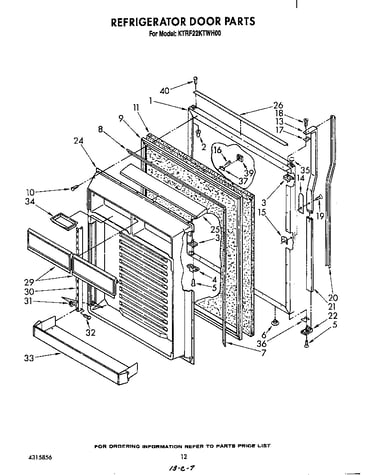 Refrigerator door