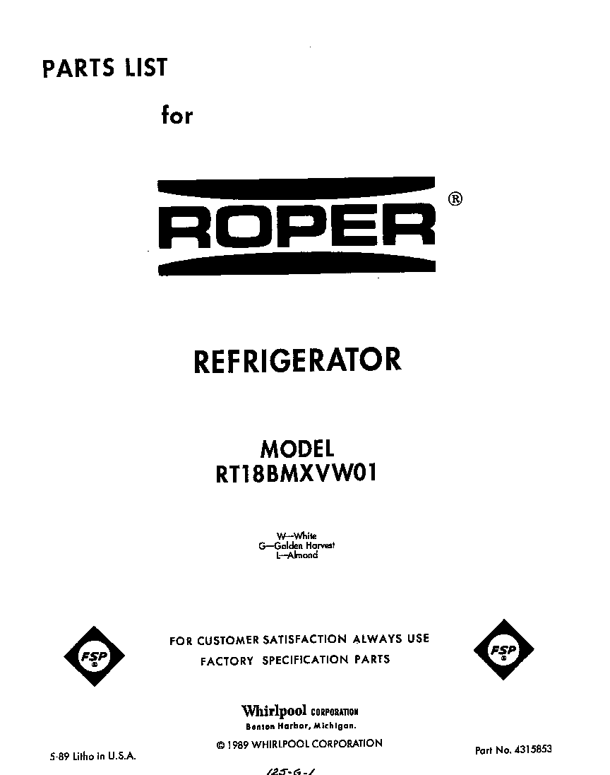 Front cover