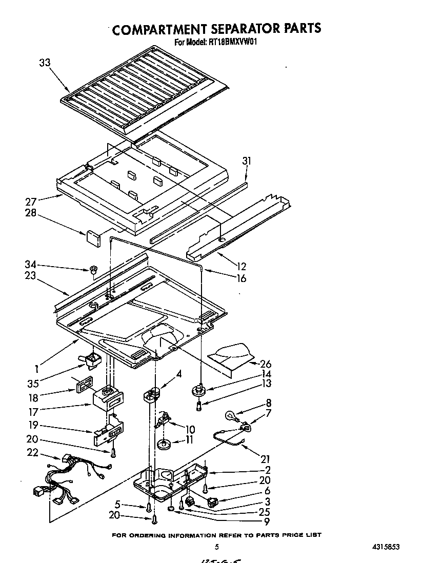 Compartment separator