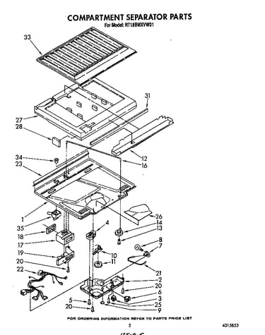 Compartment separator