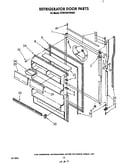 Refrigerator door