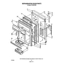 Whirlpool ET18DKXTW02 refrigerator door diagram