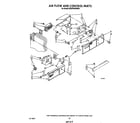 Whirlpool ED25PMXRWR3 air flow and control diagram