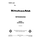 KitchenAid 4KSRF42DTX2 front cover diagram