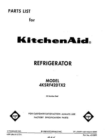 Front cover